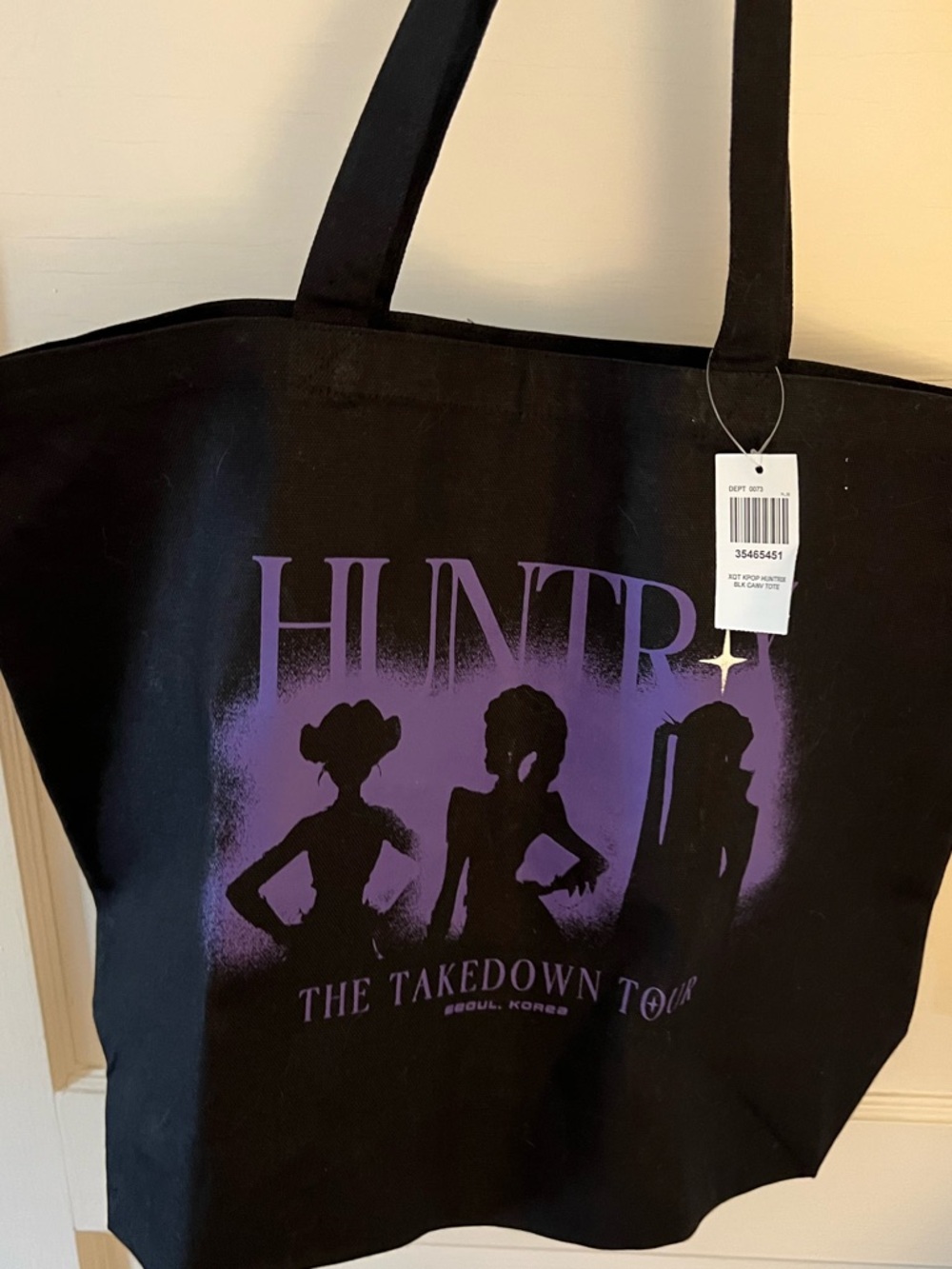 K-Pop Demon Hunters Huntr/x Takedown Tour Tote Bag